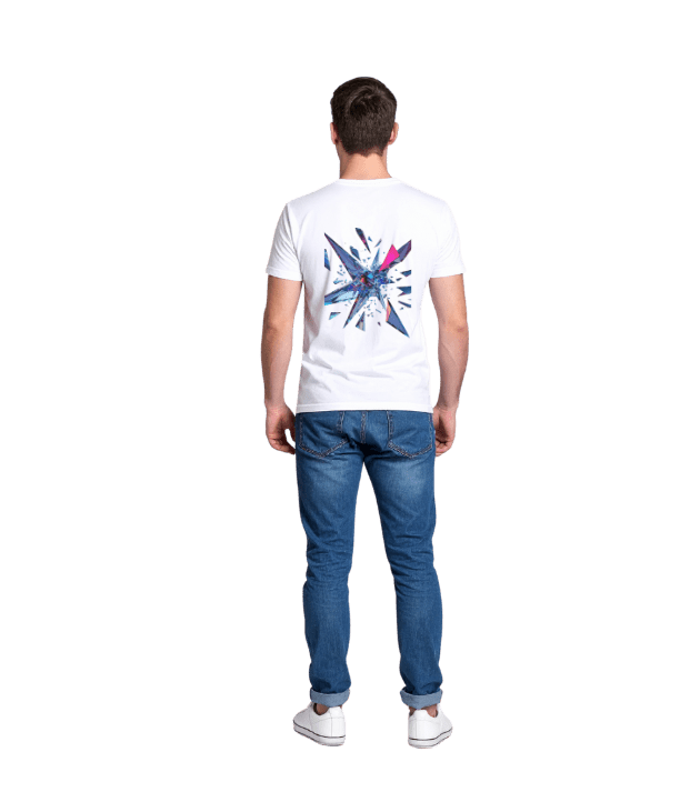 Мужская футболка с принтом сзади – 100% хлопок | DTF-печать | Купить с доставкой по Молдове — изображение 4