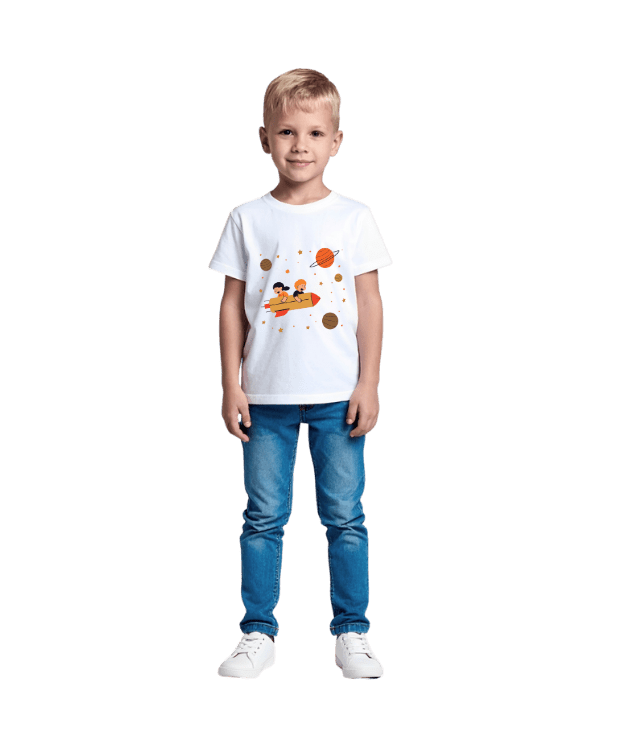 Футболка для мальчика с принтом спереди – 100% хлопок | DTF-печать | Купить с доставкой по Молдове — изображение 2