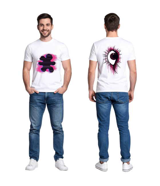 Мужская футболка с 360° с принтом спереди и сзади – DTF-печать | 100% хлопок | Купить с доставкой по Молдове — изображение 4
