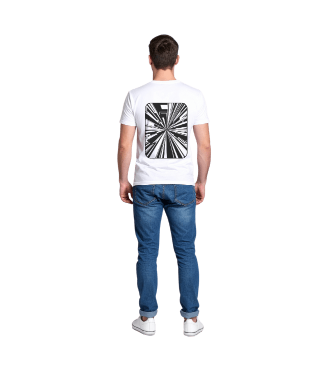 Мужская футболка с принтом сзади – 100% хлопок | DTF-печать | Купить с доставкой по Молдове — изображение 6